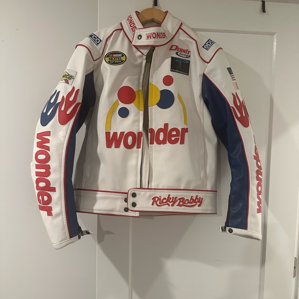 Talladega Nights Ricky Bobby leather jacket
